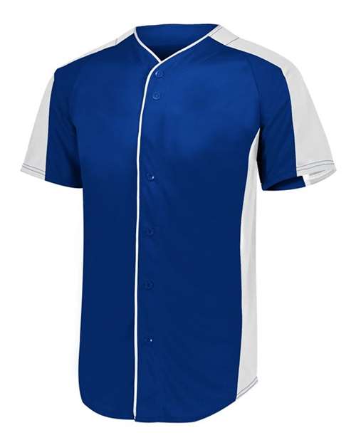 Youth Full Button Baseball Jersey - 1656