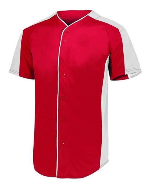 Youth Full Button Baseball Jersey - 1656