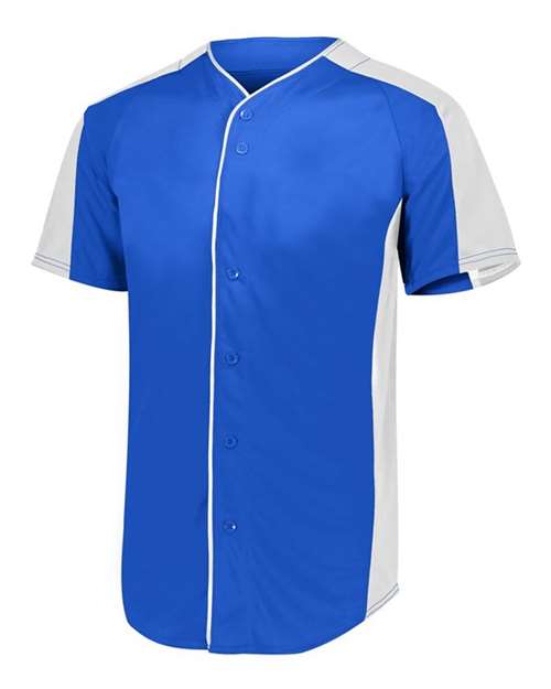 Youth Full Button Baseball Jersey - 1656