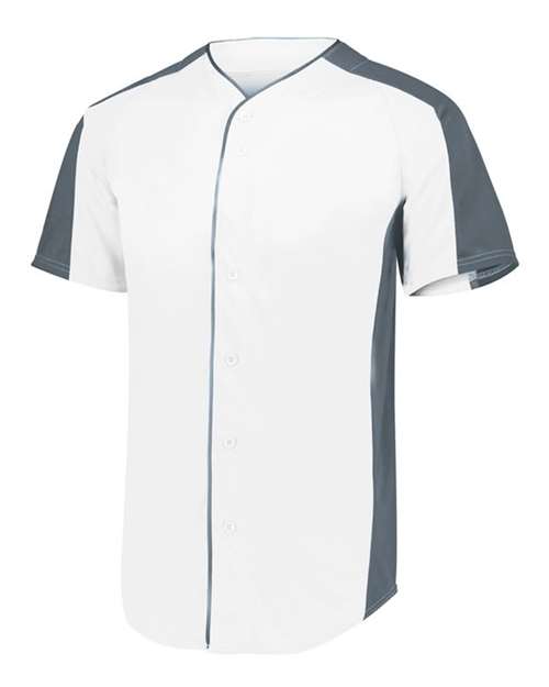Youth Full Button Baseball Jersey - 1656