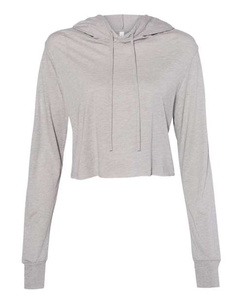 Women’s Triblend Crop Long Sleeve Hoodie - 8512