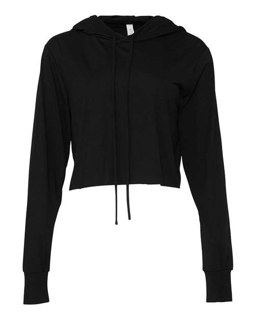 Women’s Triblend Crop Long Sleeve Hoodie - 8512