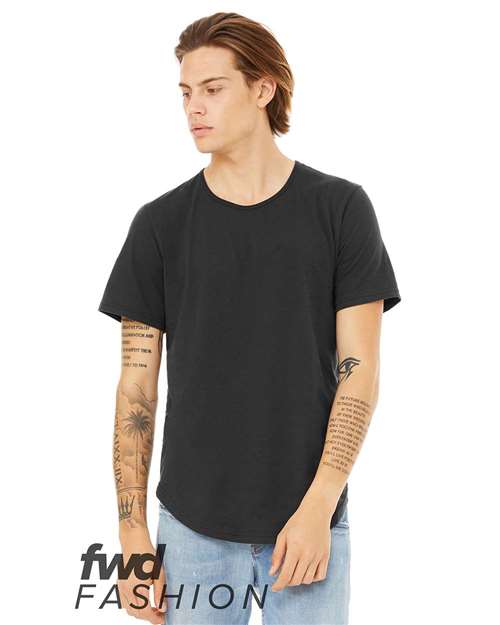 Jersey Curved Hem Tee - 3003