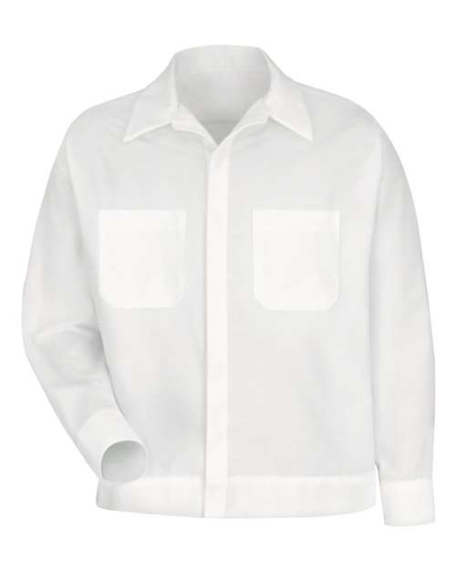 Button-Front Shirt Jacket - Tall Sizes - SP35T