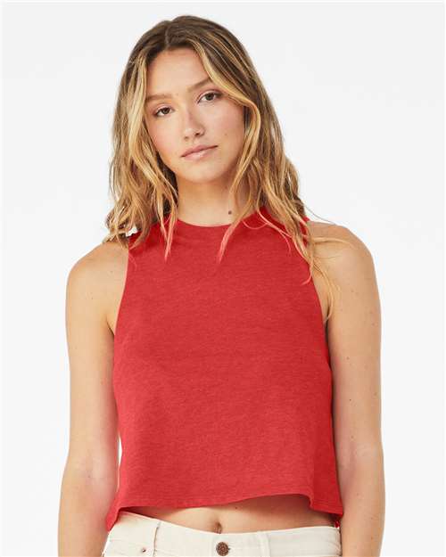 Women's Racerback Crop Tank - 6682