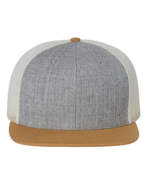 Wool Blend Flat Bill Trucker Cap - 511