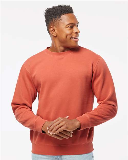 Midweight Pigment-Dyed Crewneck Sweatshirt - PRM3500