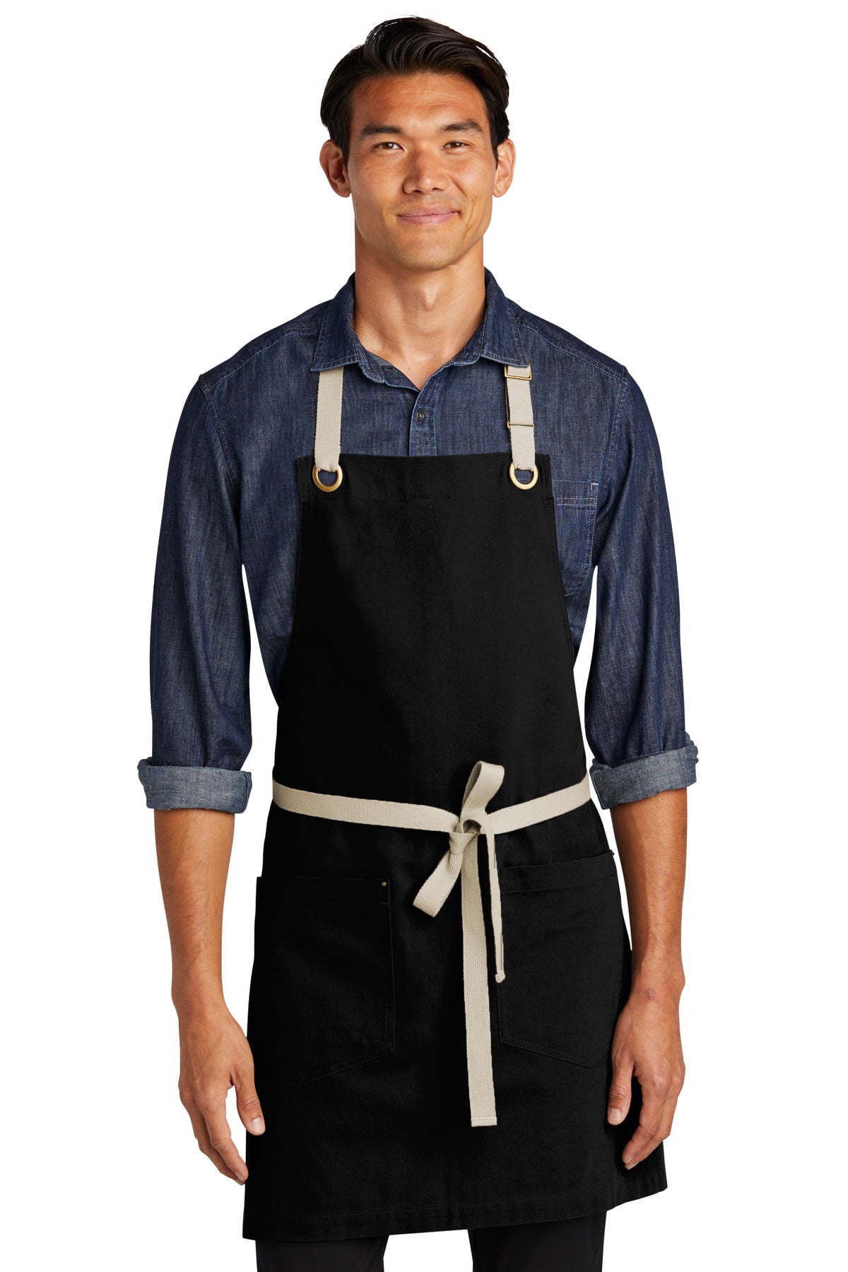 A815 – Port Authority   Canvas Full-Length Two-Pocket Apron