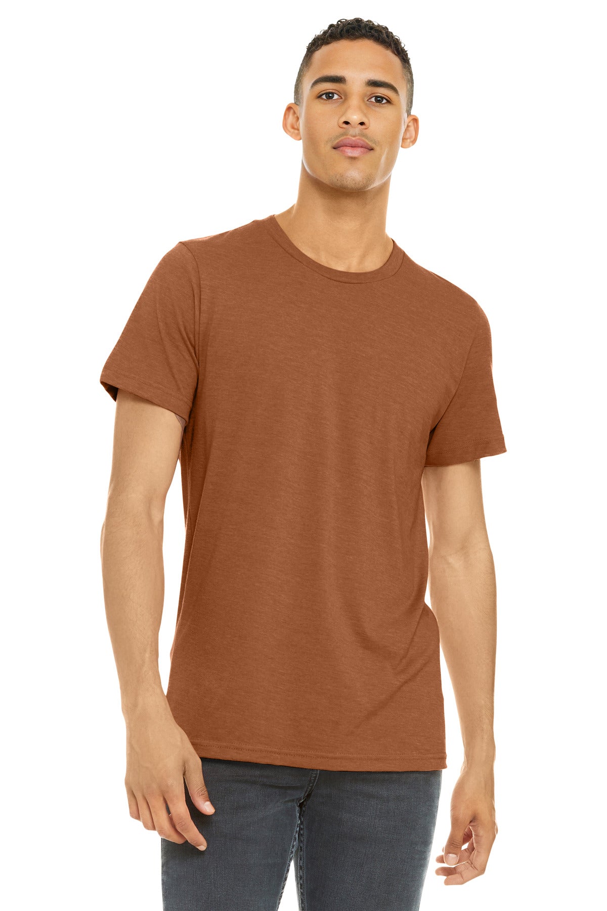 BELLA+CANVAS Unisex Heather CVC Short Sleeve Tee. BC3001CVC