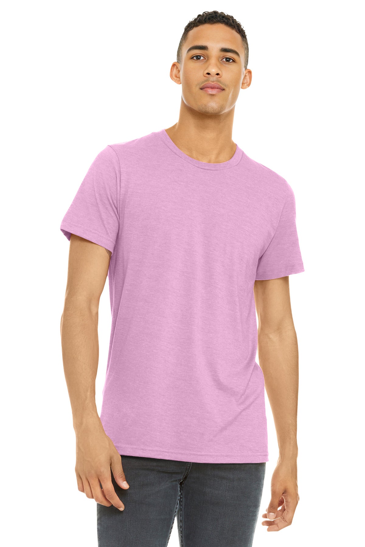 BELLA+CANVAS Unisex Heather CVC Short Sleeve Tee. BC3001CVC