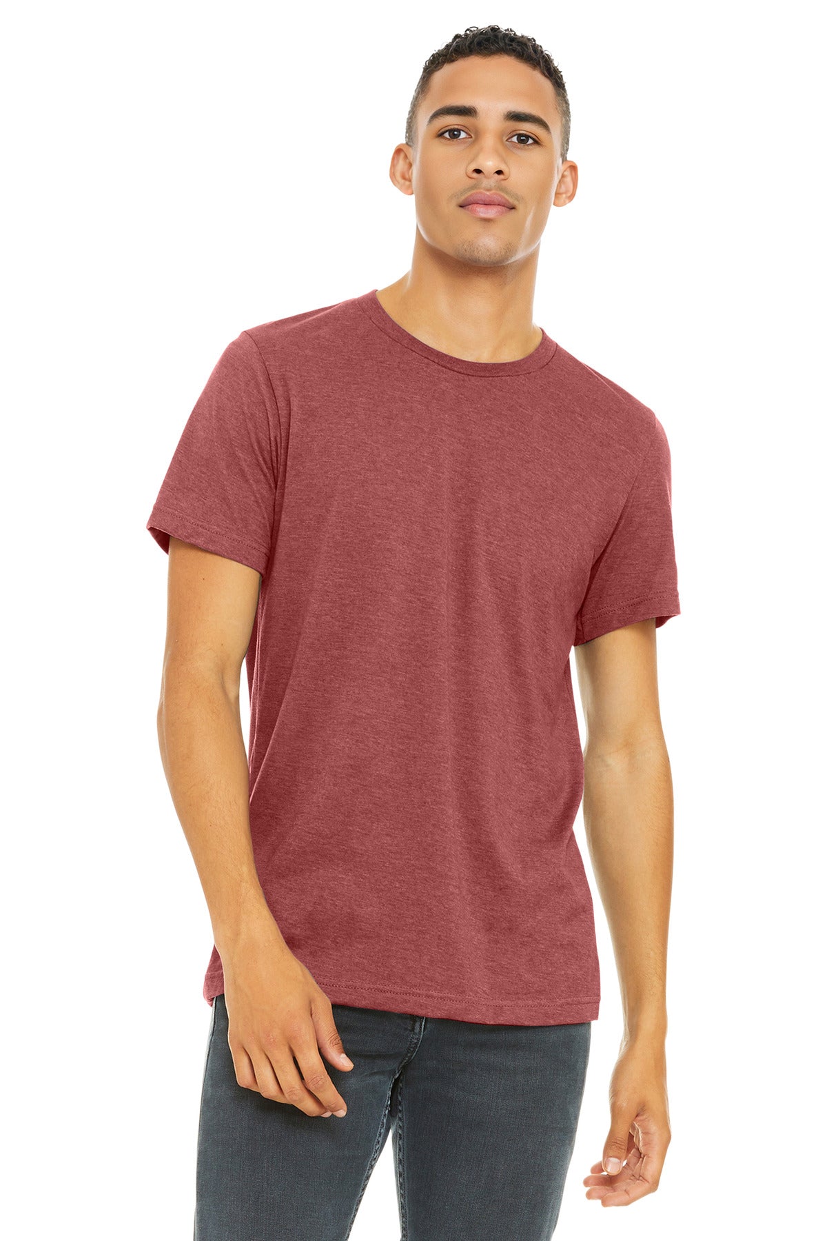 BELLA+CANVAS Unisex Heather CVC Short Sleeve Tee. BC3001CVC