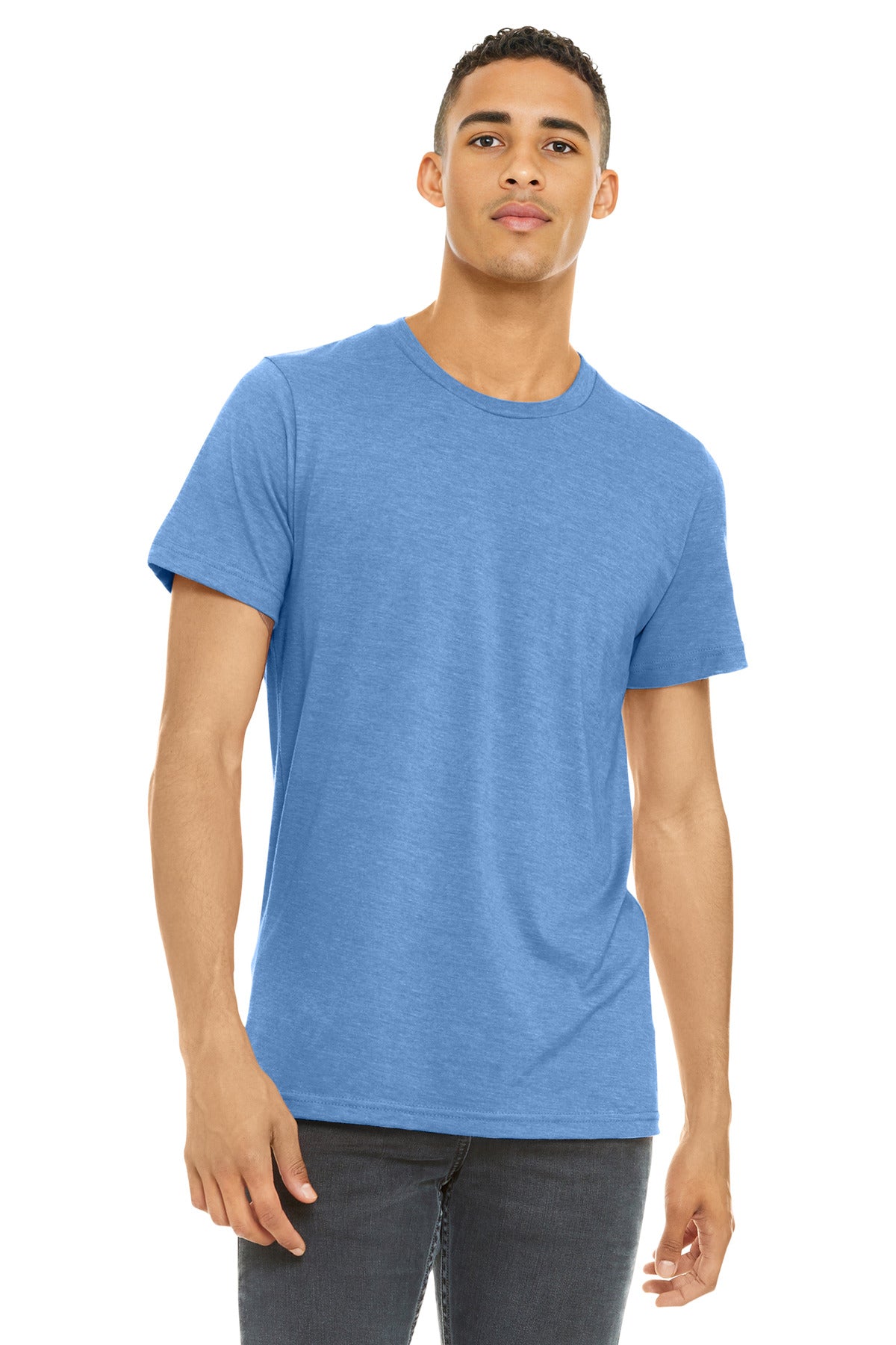 BELLA+CANVAS Unisex Heather CVC Short Sleeve Tee. BC3001CVC