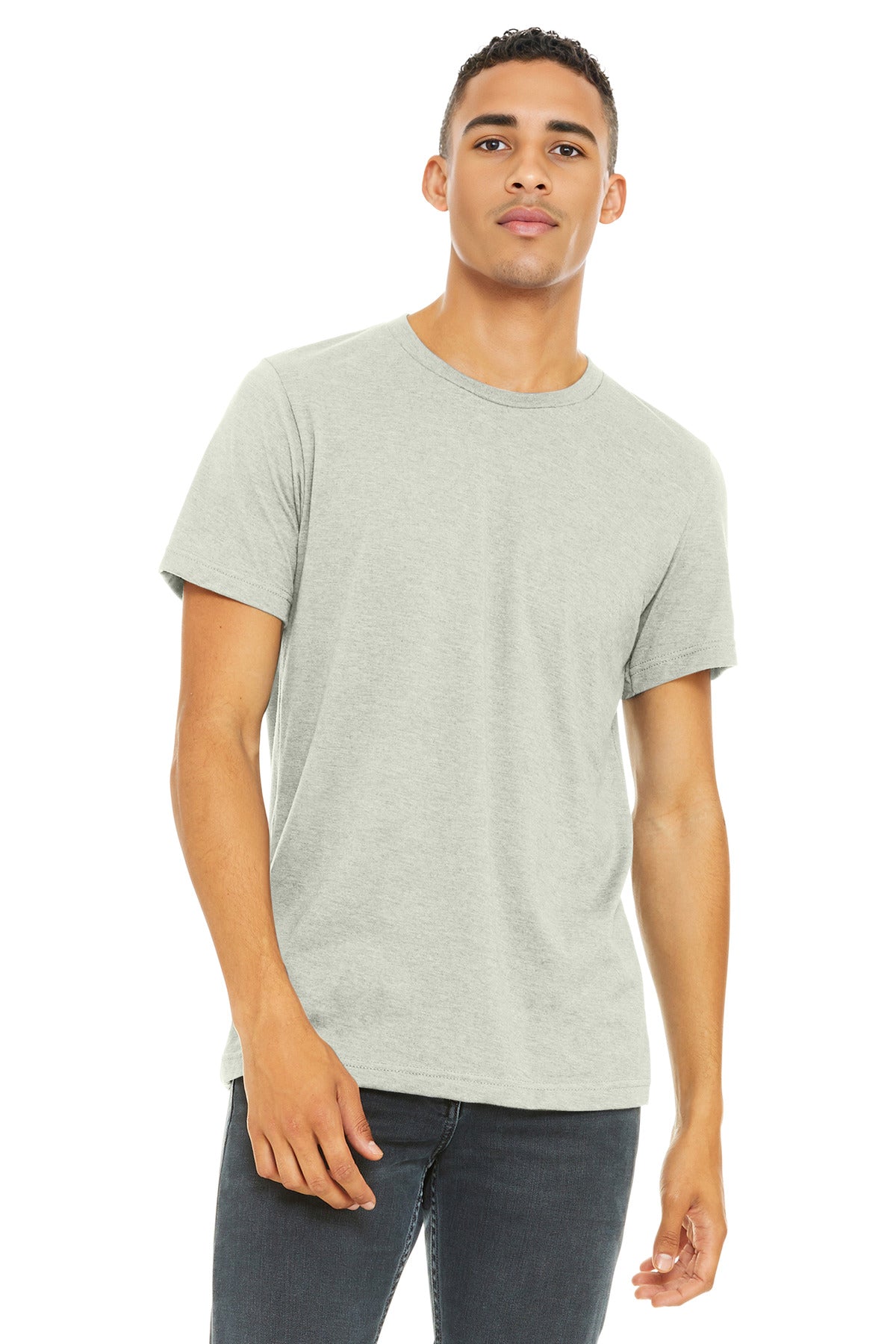 BELLA+CANVAS Unisex Heather CVC Short Sleeve Tee. BC3001CVC