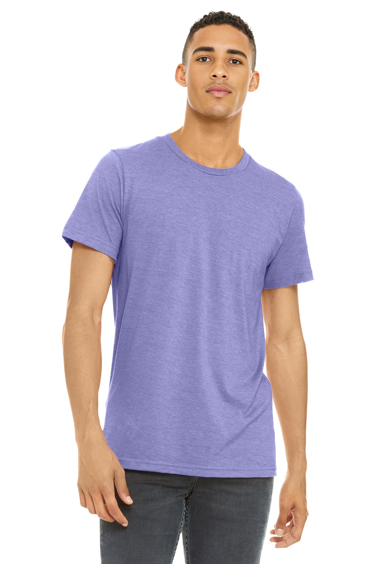 BELLA+CANVAS Unisex Heather CVC Short Sleeve Tee. BC3001CVC