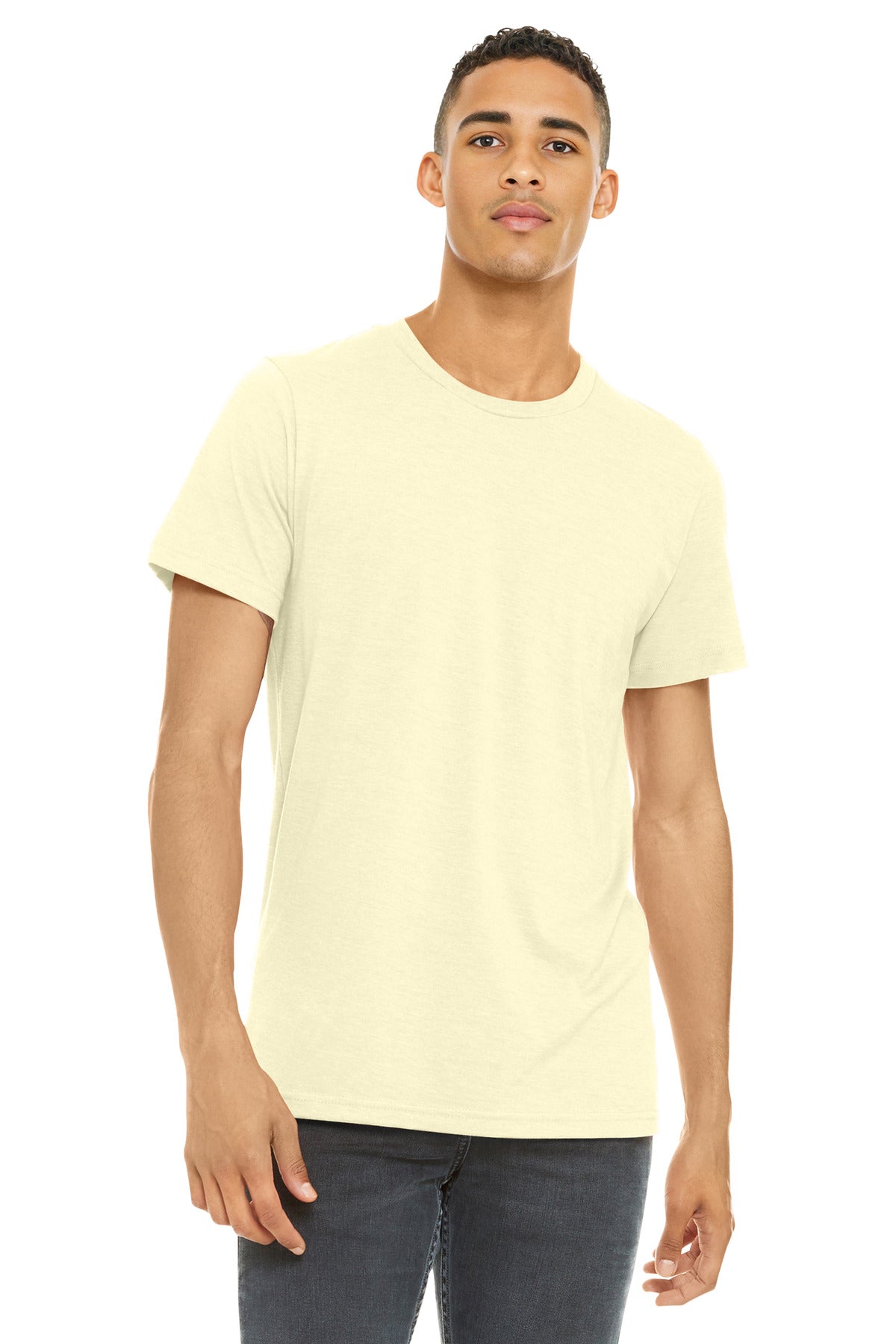 BELLA+CANVAS Unisex Heather CVC Short Sleeve Tee. BC3001CVC