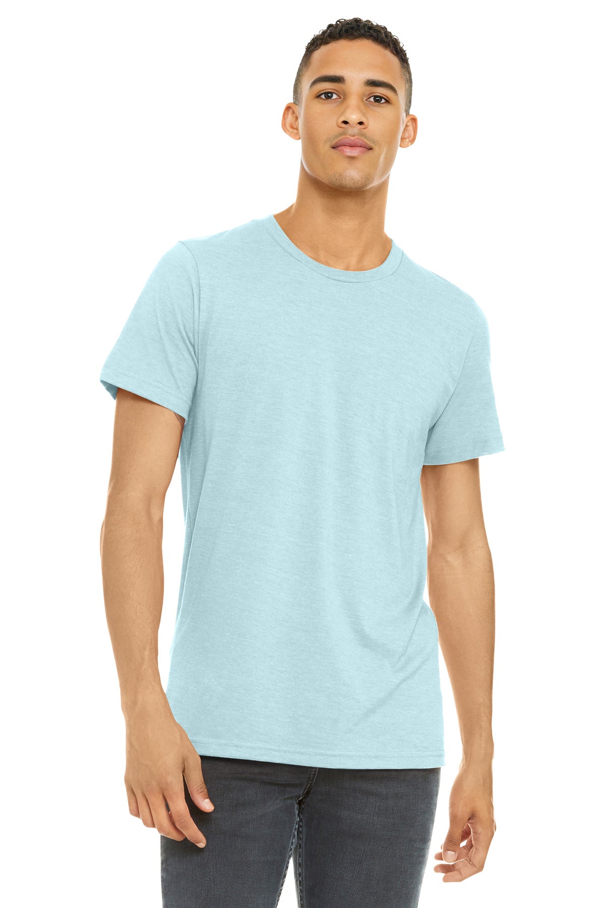 BELLA+CANVAS Unisex Heather CVC Short Sleeve Tee. BC3001CVC