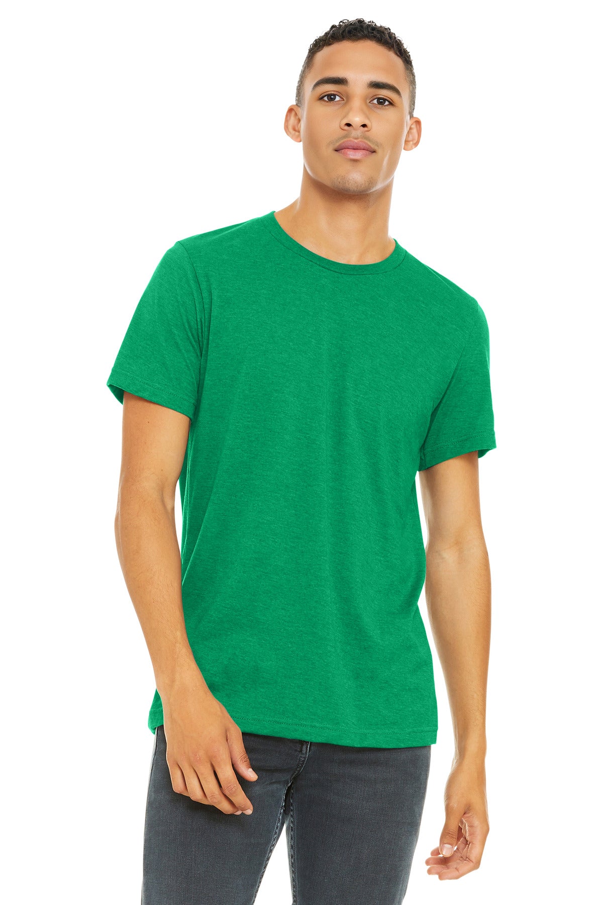 BELLA+CANVAS Unisex Heather CVC Short Sleeve Tee. BC3001CVC