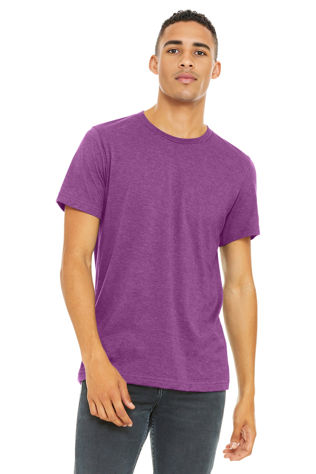 BELLA+CANVAS Unisex Heather CVC Short Sleeve Tee. BC3001CVC