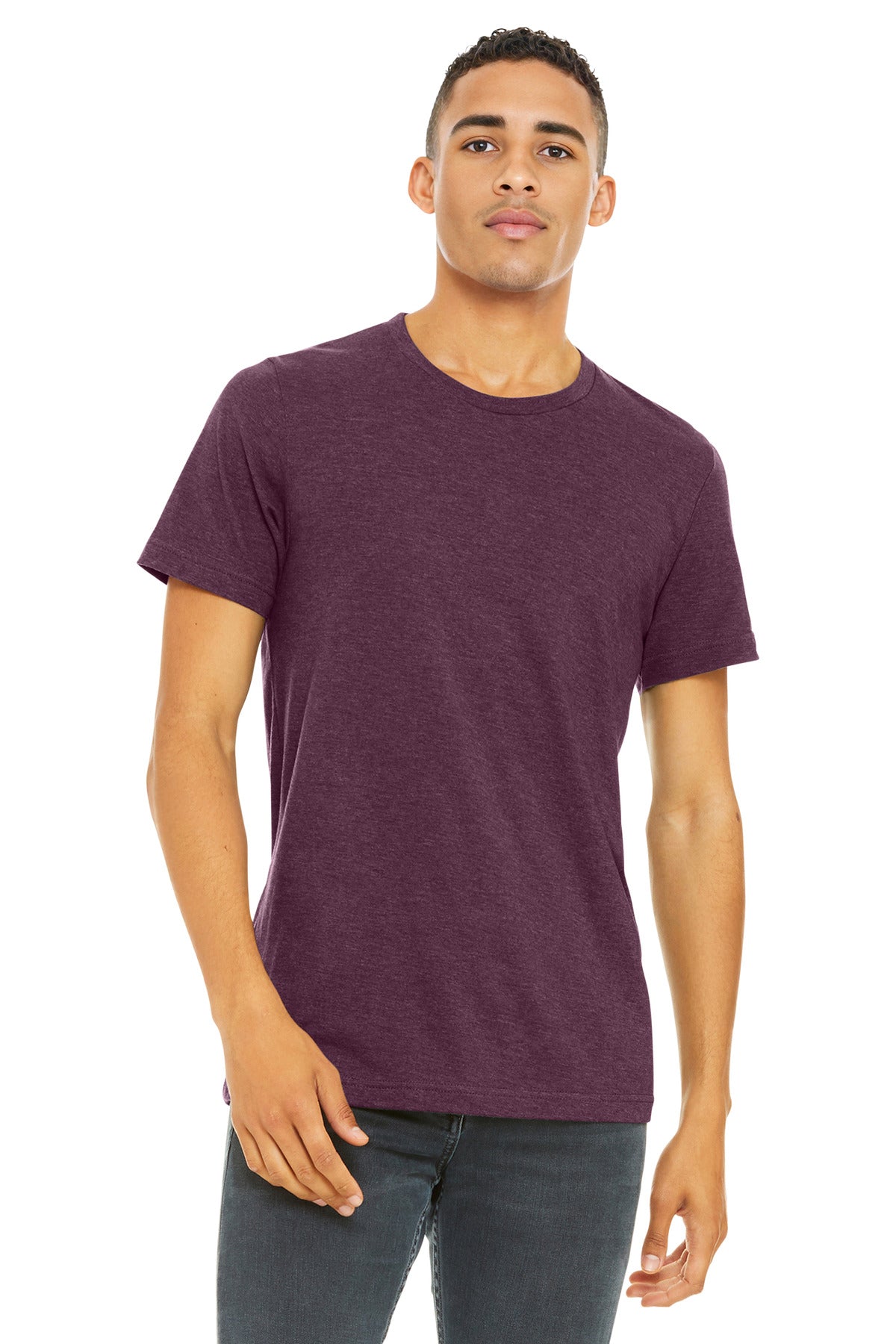 BELLA+CANVAS Unisex Heather CVC Short Sleeve Tee. BC3001CVC