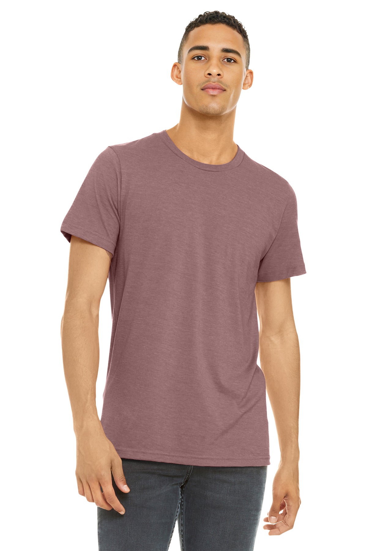 BELLA+CANVAS Unisex Heather CVC Short Sleeve Tee. BC3001CVC