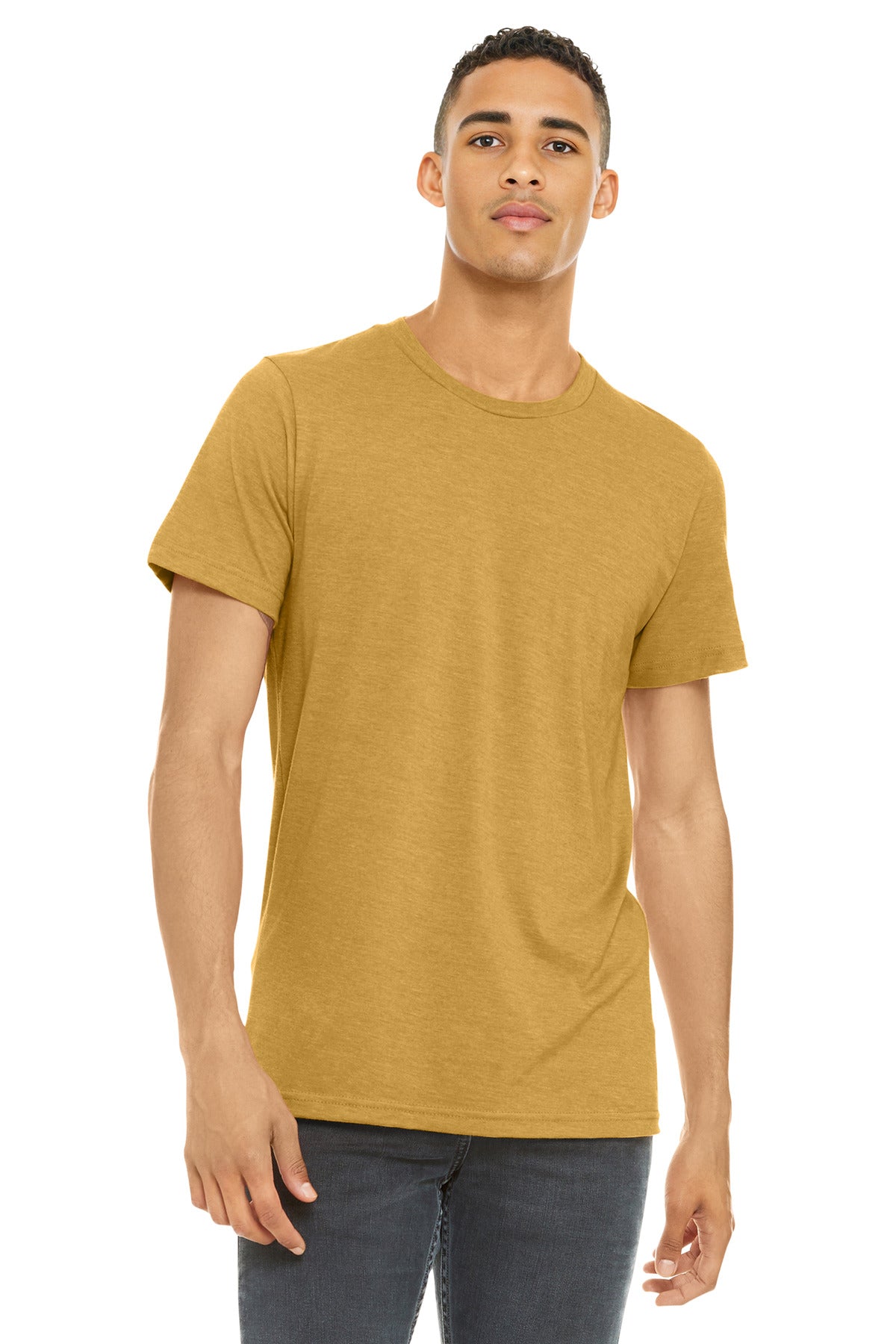 BELLA+CANVAS Unisex Heather CVC Short Sleeve Tee. BC3001CVC