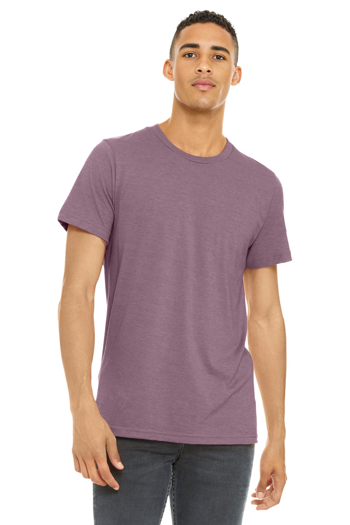 BELLA+CANVAS Unisex Heather CVC Short Sleeve Tee. BC3001CVC