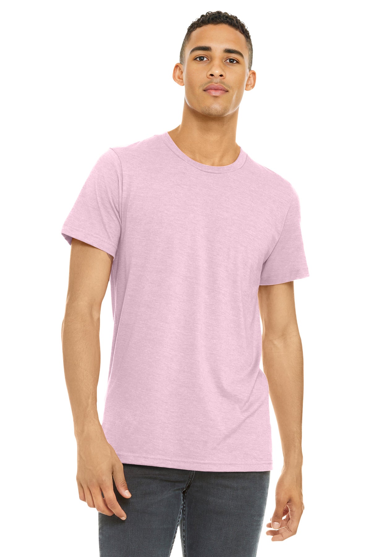 BELLA+CANVAS Unisex Heather CVC Short Sleeve Tee. BC3001CVC