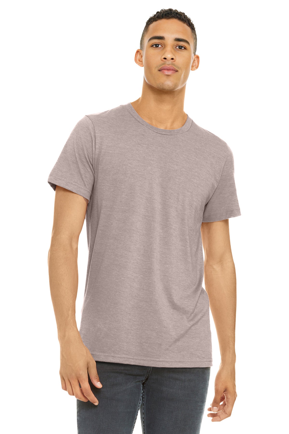BELLA+CANVAS Unisex Heather CVC Short Sleeve Tee. BC3001CVC