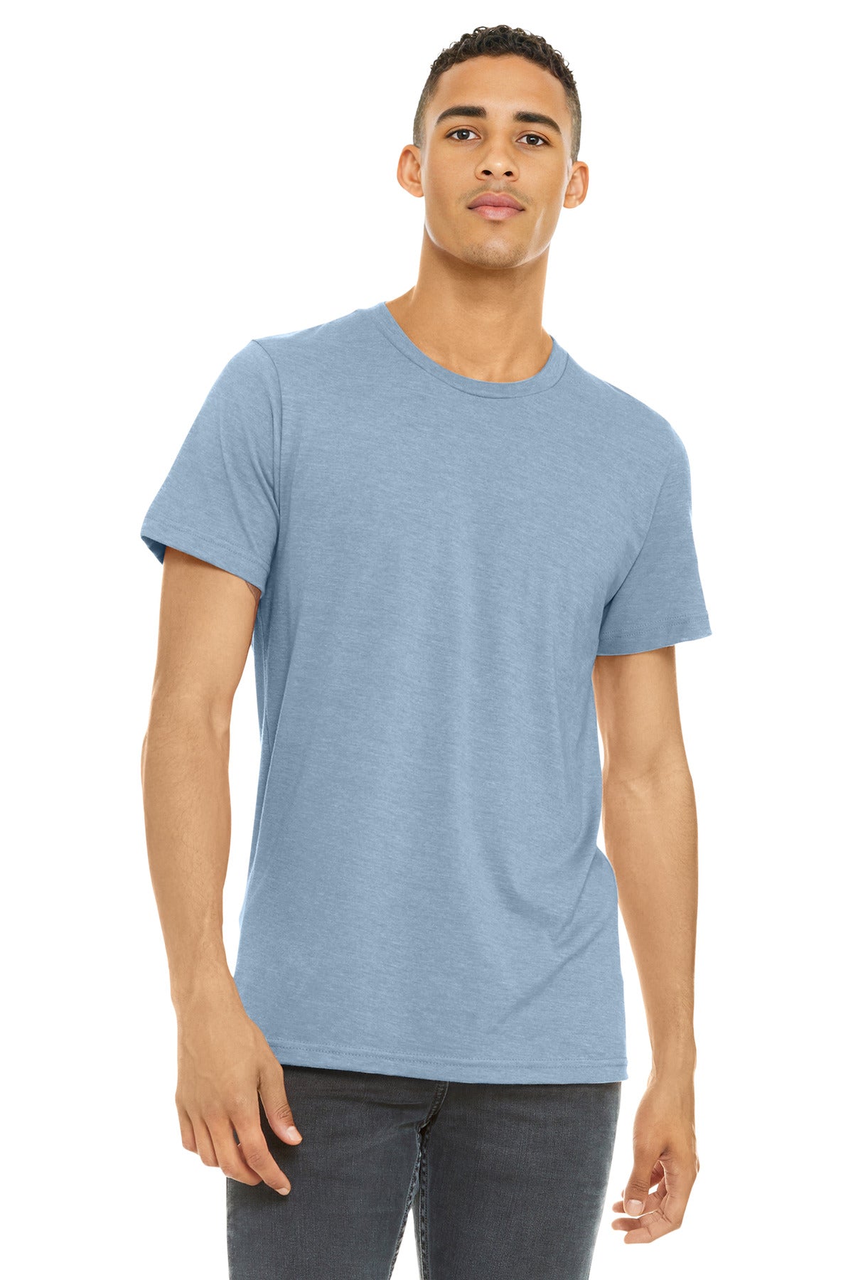 BELLA+CANVAS Unisex Heather CVC Short Sleeve Tee. BC3001CVC