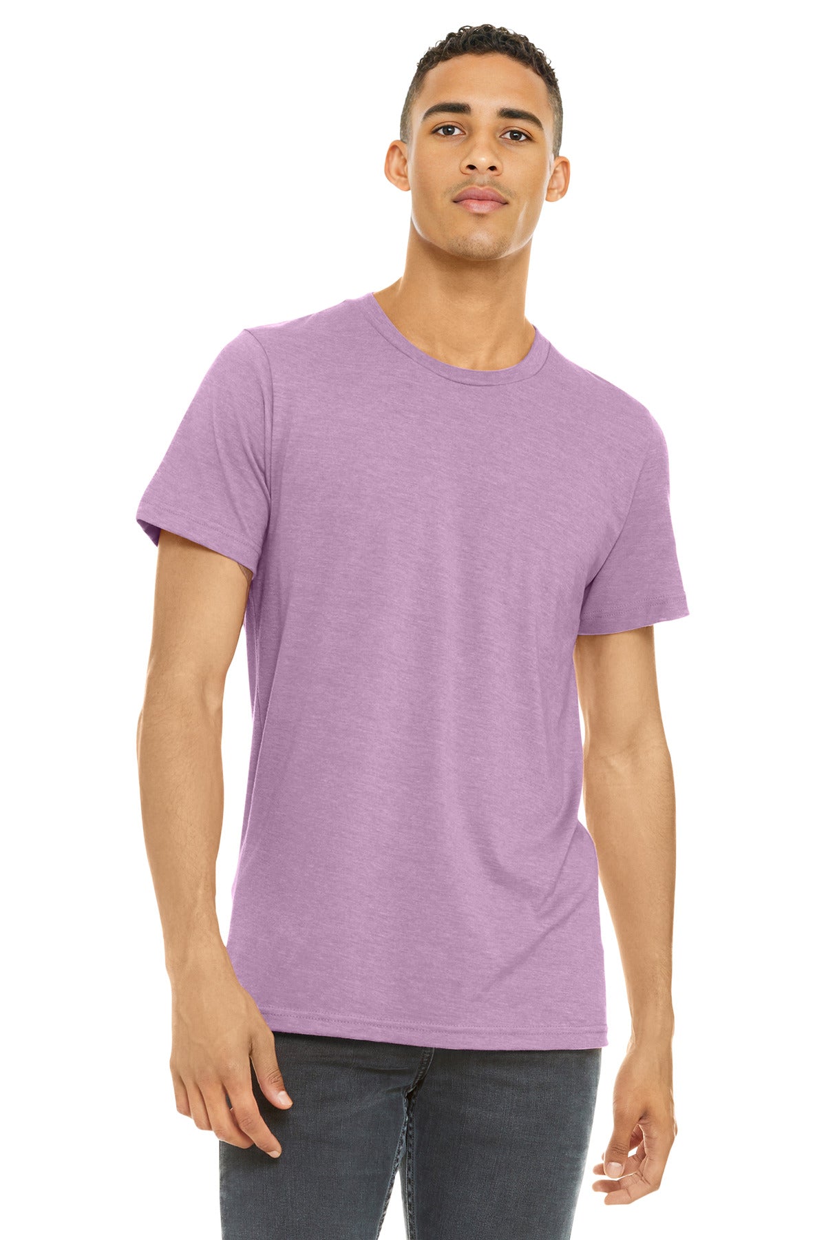 BELLA+CANVAS Unisex Heather CVC Short Sleeve Tee. BC3001CVC