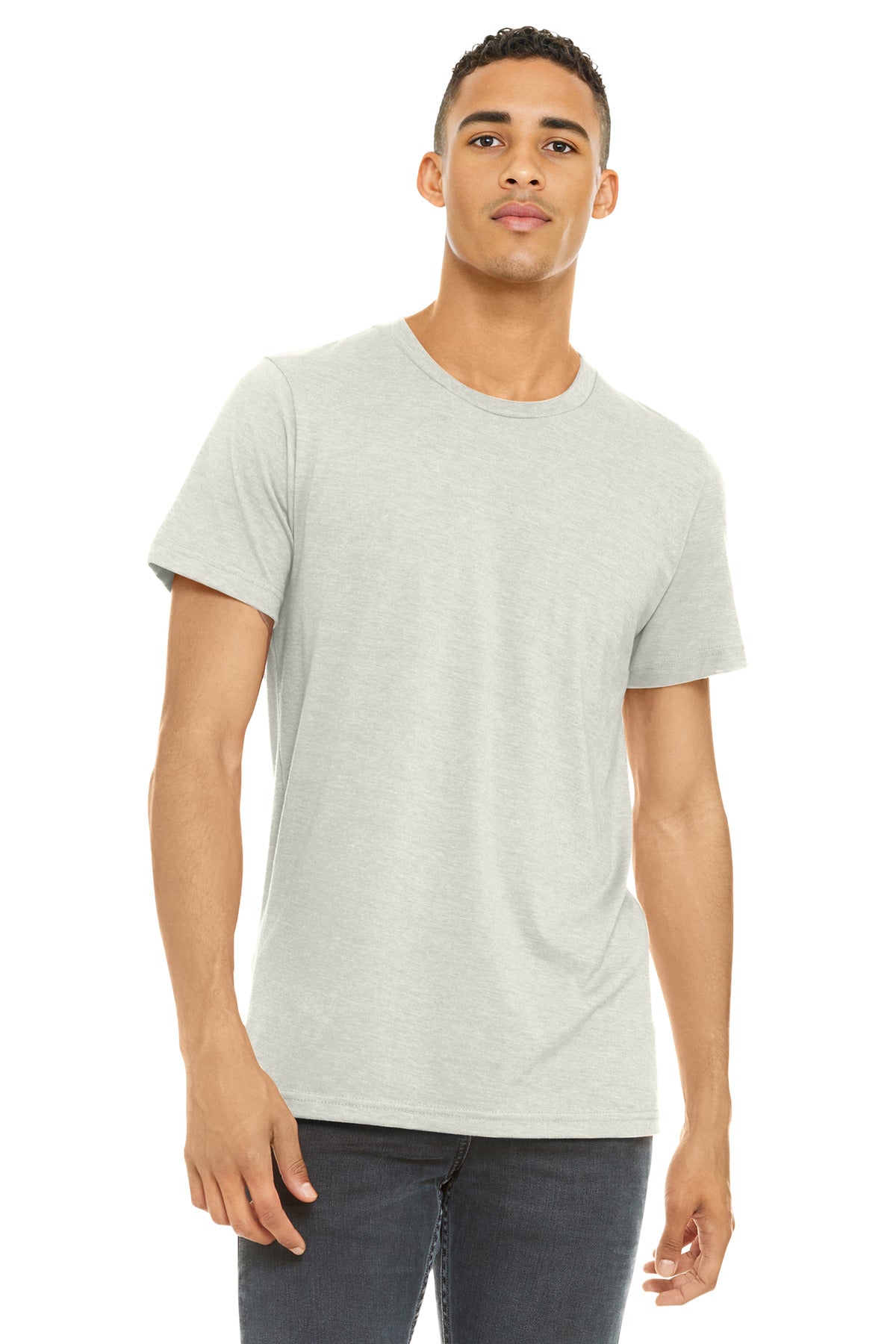 BELLA+CANVAS Unisex Heather CVC Short Sleeve Tee. BC3001CVC