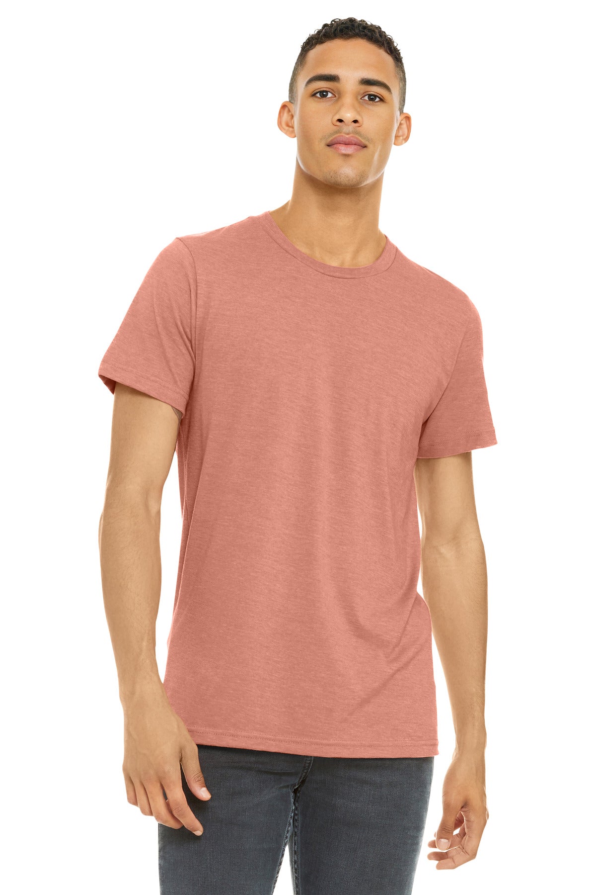 BELLA+CANVAS Unisex Heather CVC Short Sleeve Tee. BC3001CVC