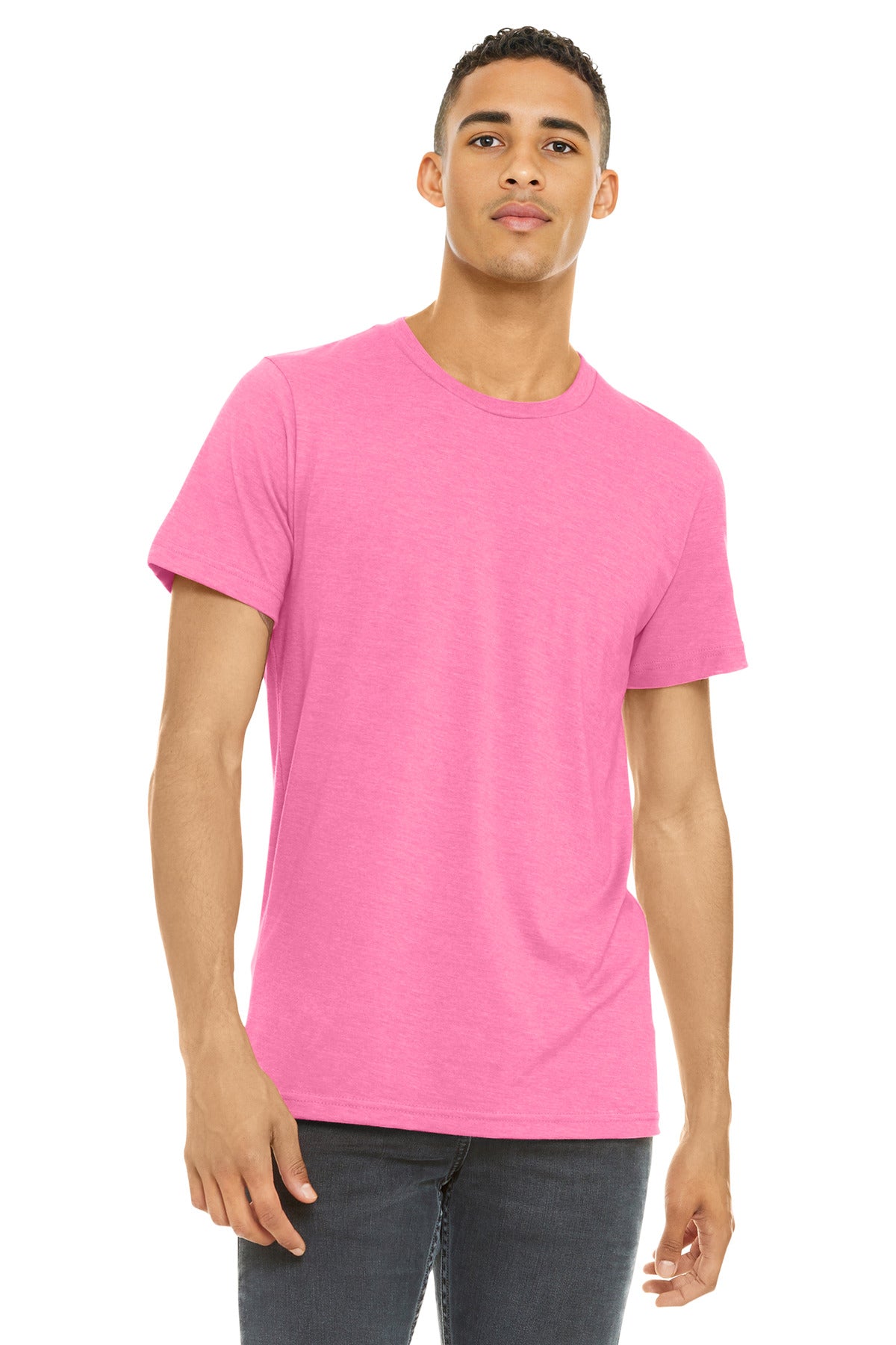 BELLA+CANVAS Unisex Heather CVC Short Sleeve Tee. BC3001CVC