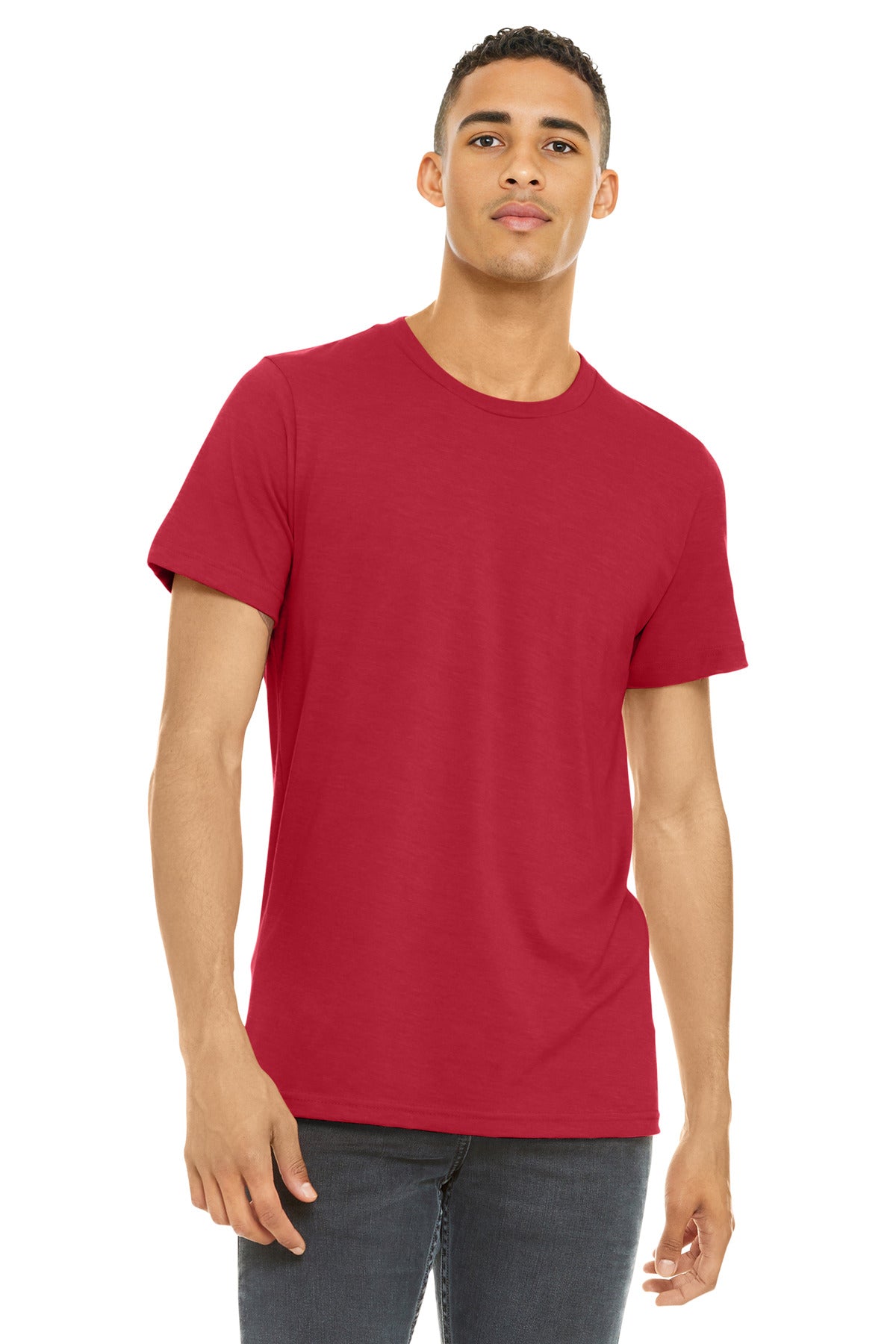 BELLA+CANVAS Unisex Heather CVC Short Sleeve Tee. BC3001CVC