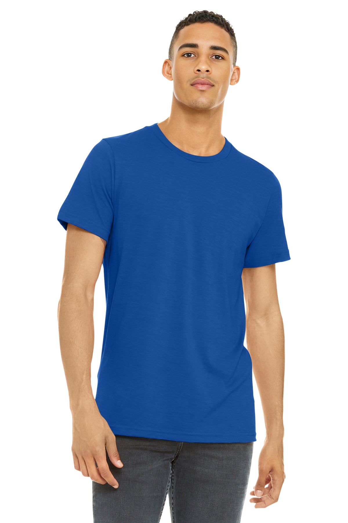 BELLA+CANVAS Unisex Heather CVC Short Sleeve Tee. BC3001CVC
