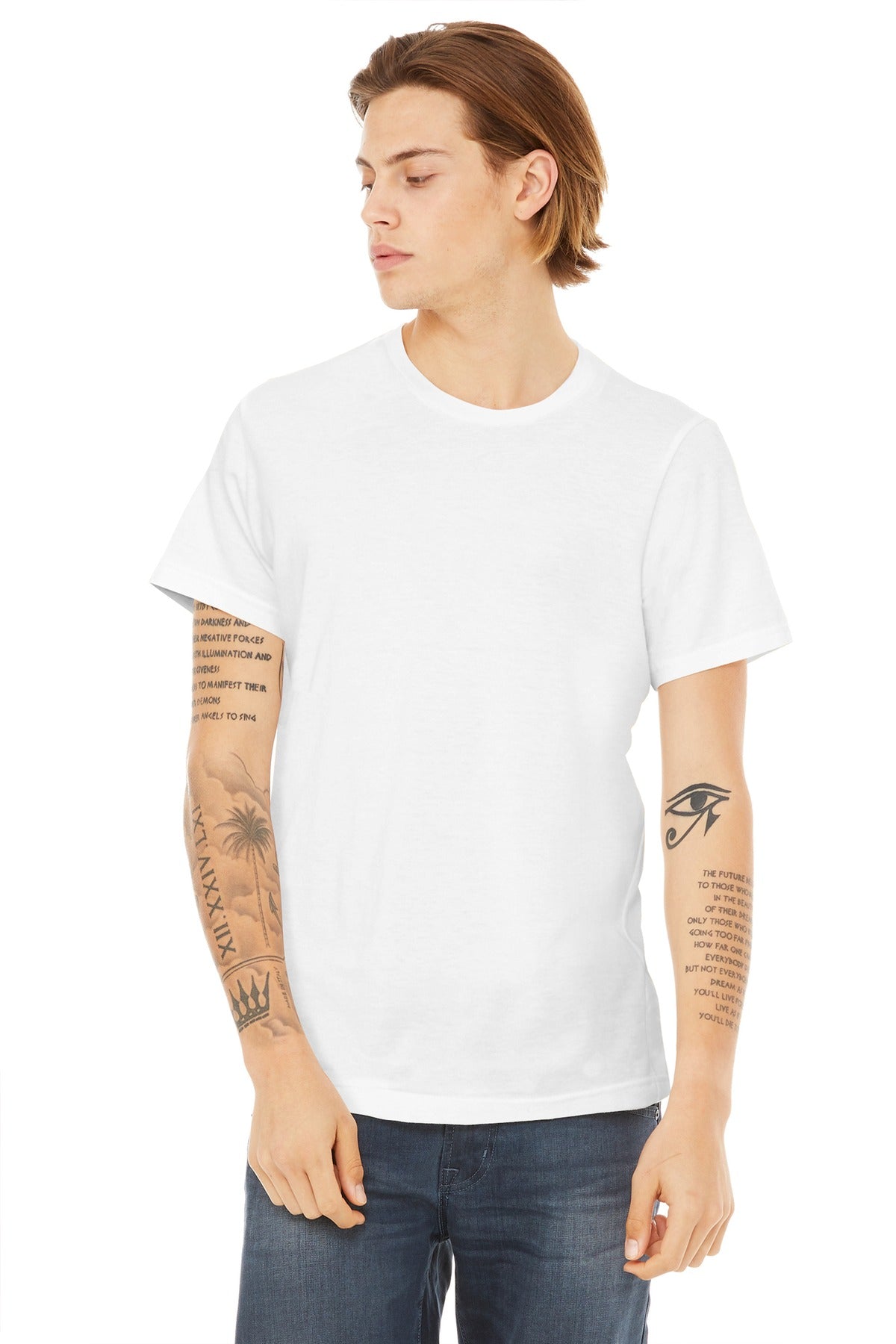 BELLA+CANVAS Unisex Poly-Cotton Short Sleeve Tee. BC3650