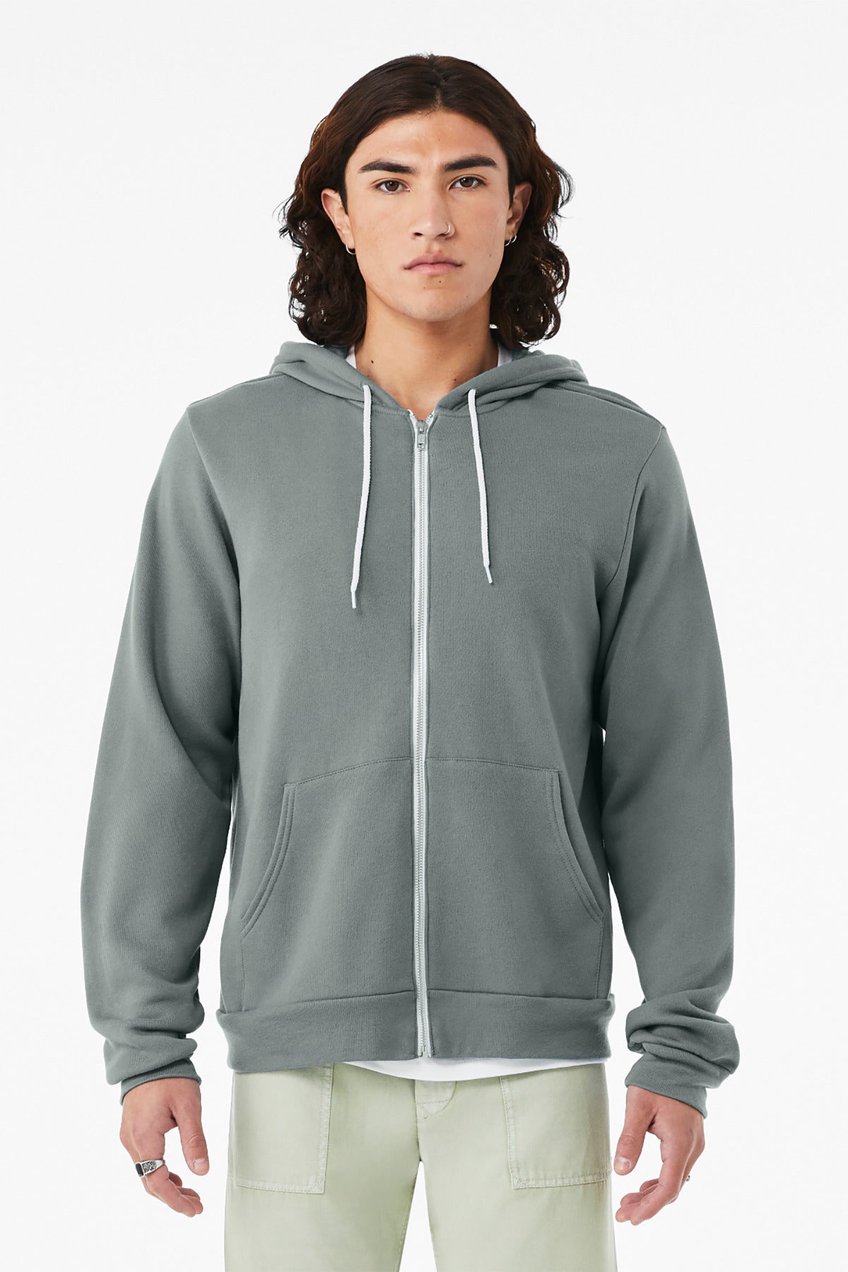 BELLA+CANVAS Unisex Sponge Fleece Full-Zip Hoodie. BC3739