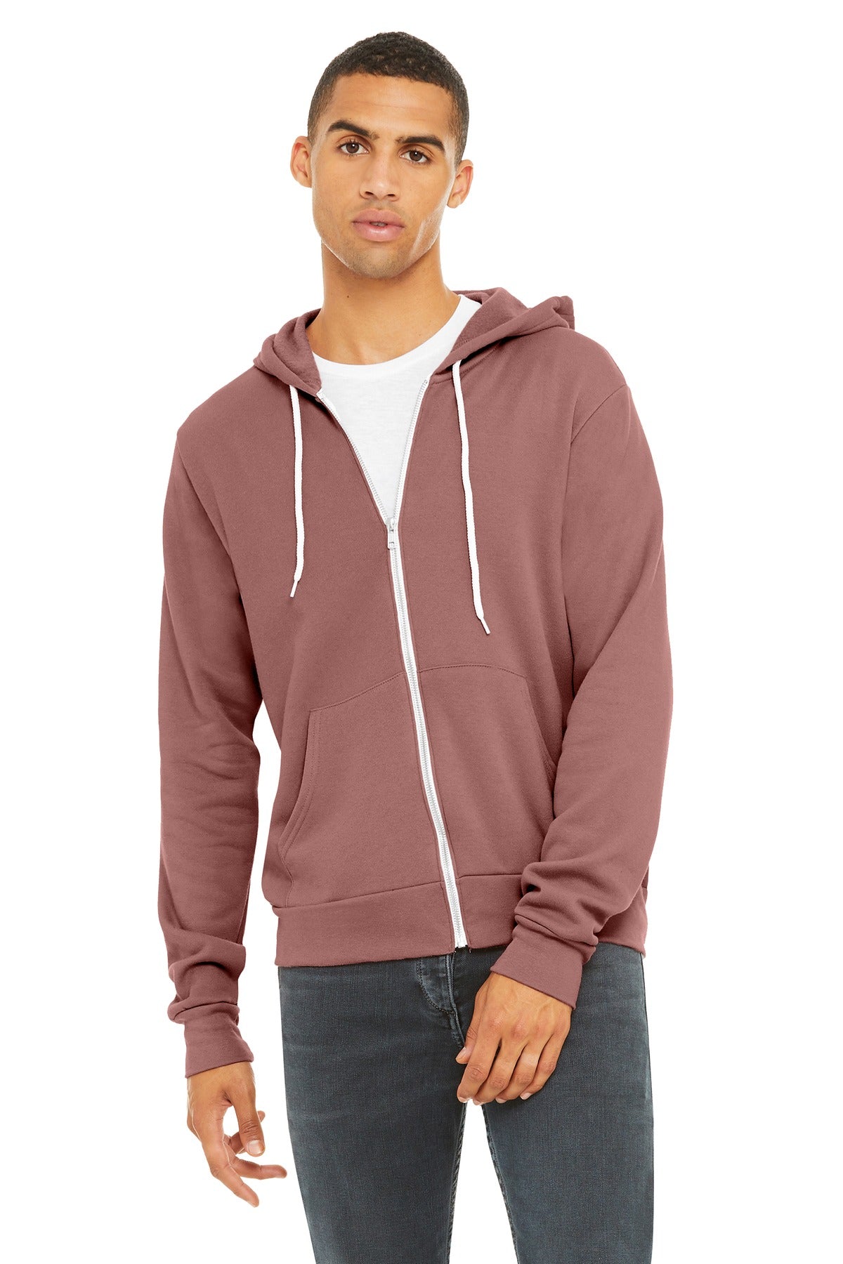 BELLA+CANVAS Unisex Sponge Fleece Full-Zip Hoodie. BC3739
