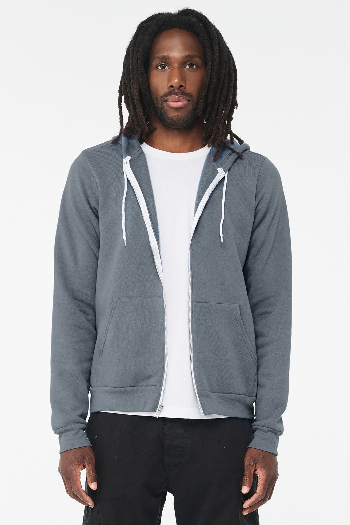BELLA+CANVAS Unisex Sponge Fleece Full-Zip Hoodie. BC3739