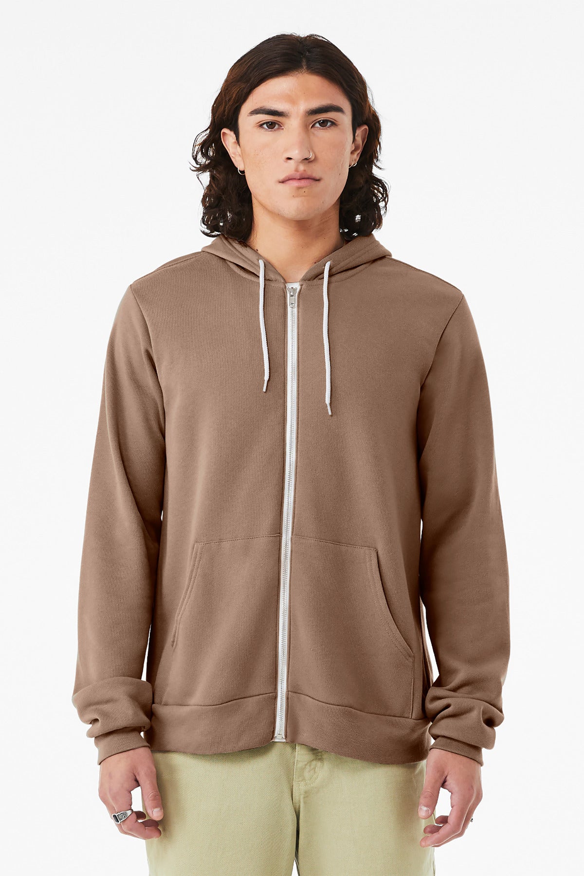 BELLA+CANVAS Unisex Sponge Fleece Full-Zip Hoodie. BC3739