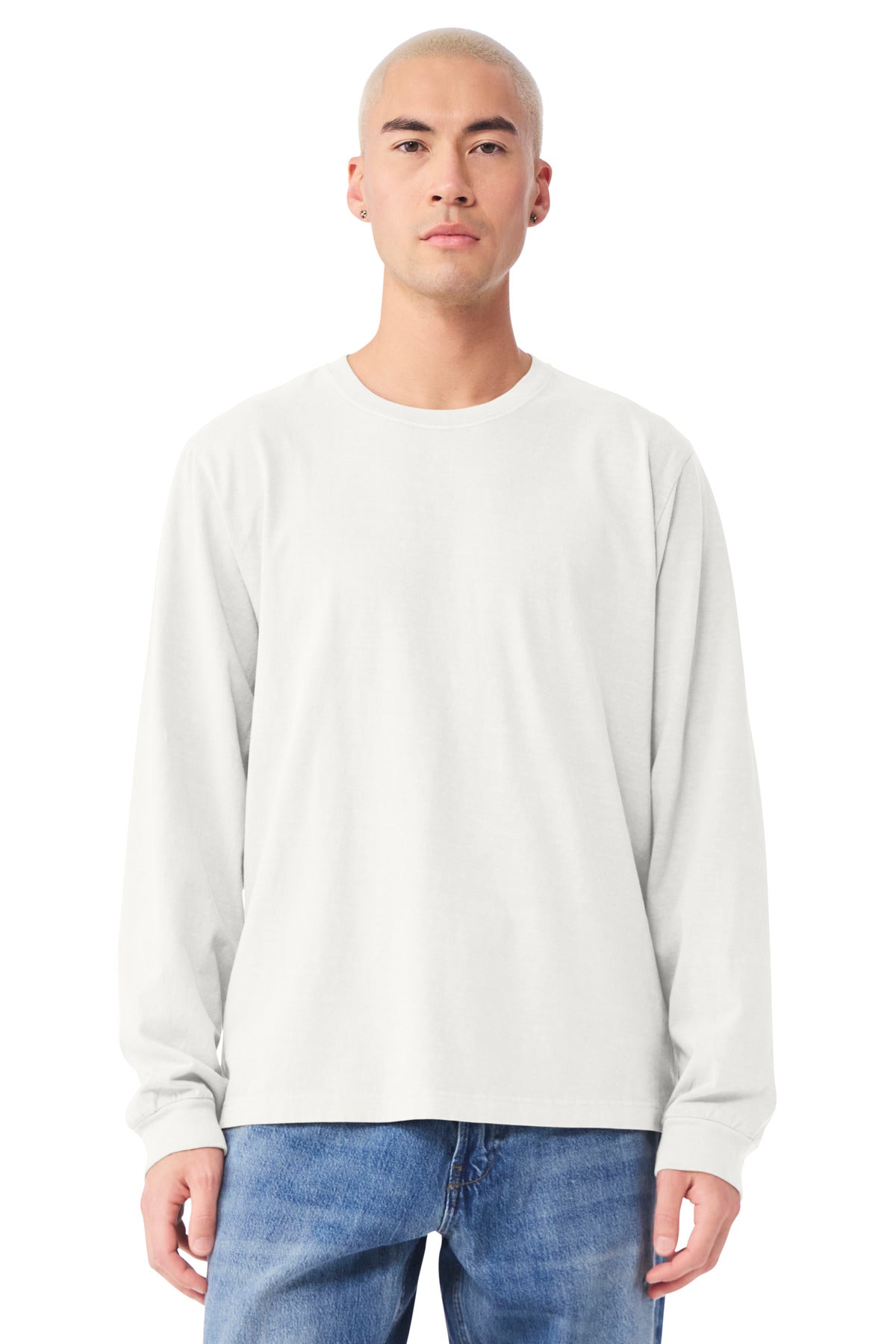 BELLA+CANVAS Unisex Heavyweight Garment-Dyed Long Sleeve Tee BC4851GD