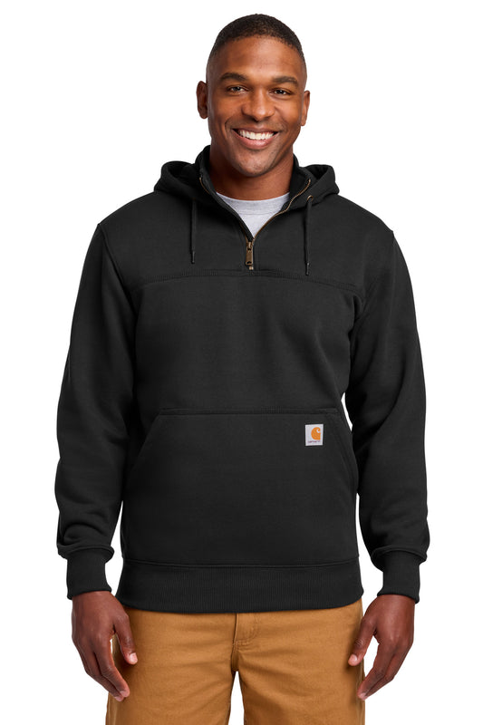 Carhartt Rain Defender Paxton Heavyweight Hooded Zip Mock Sweatshirt. CT100617