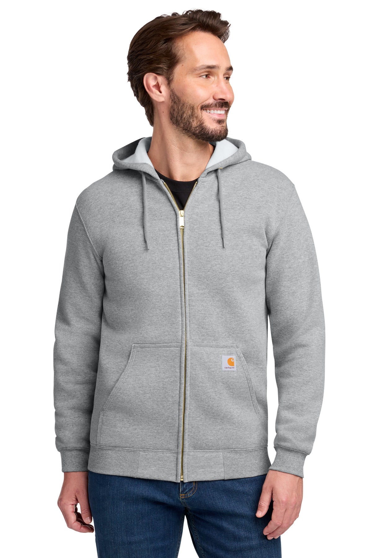 Carhartt Midweight Hooded Zip-Front Sweatshirt. CTK122