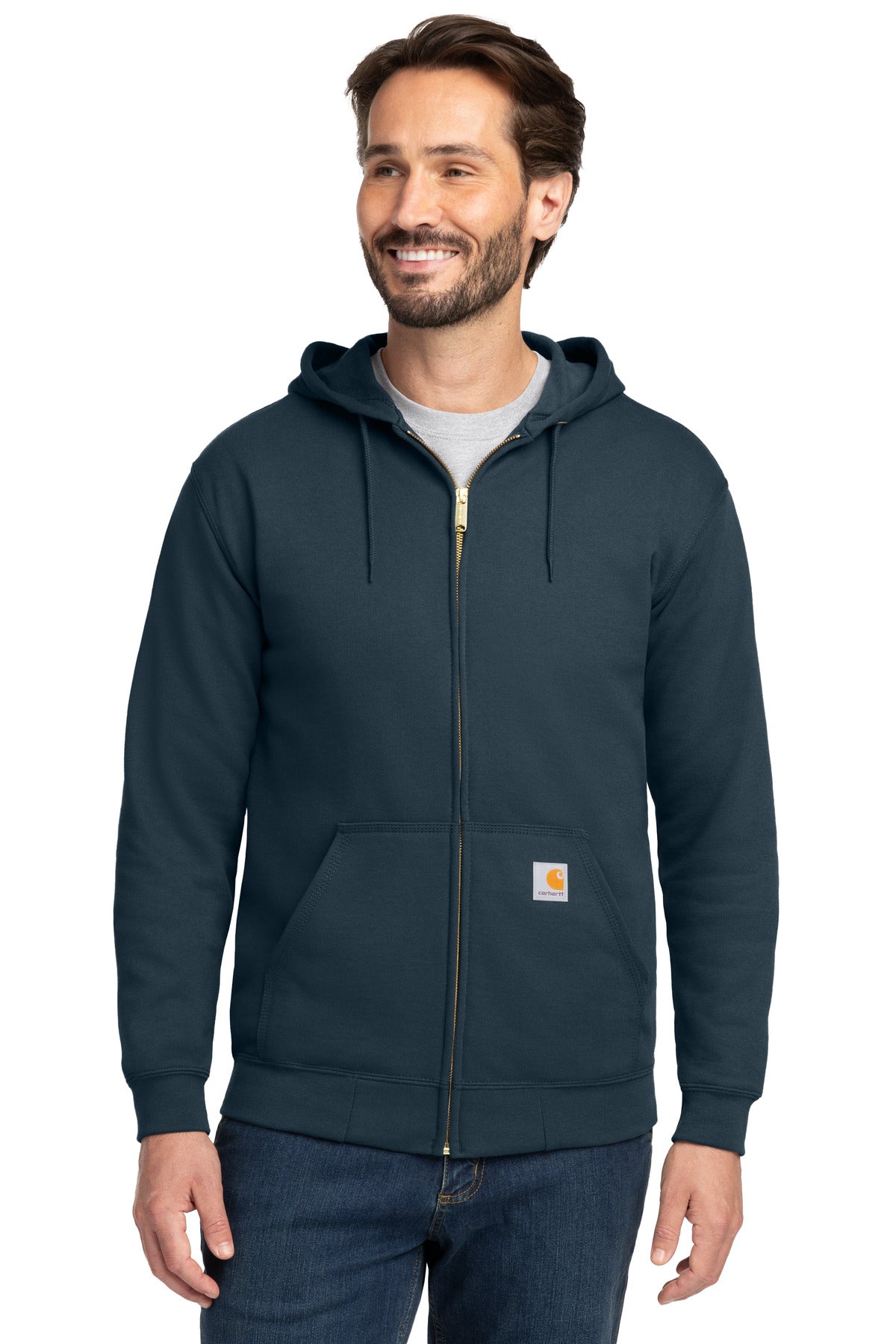 Carhartt Midweight Hooded Zip-Front Sweatshirt. CTK122