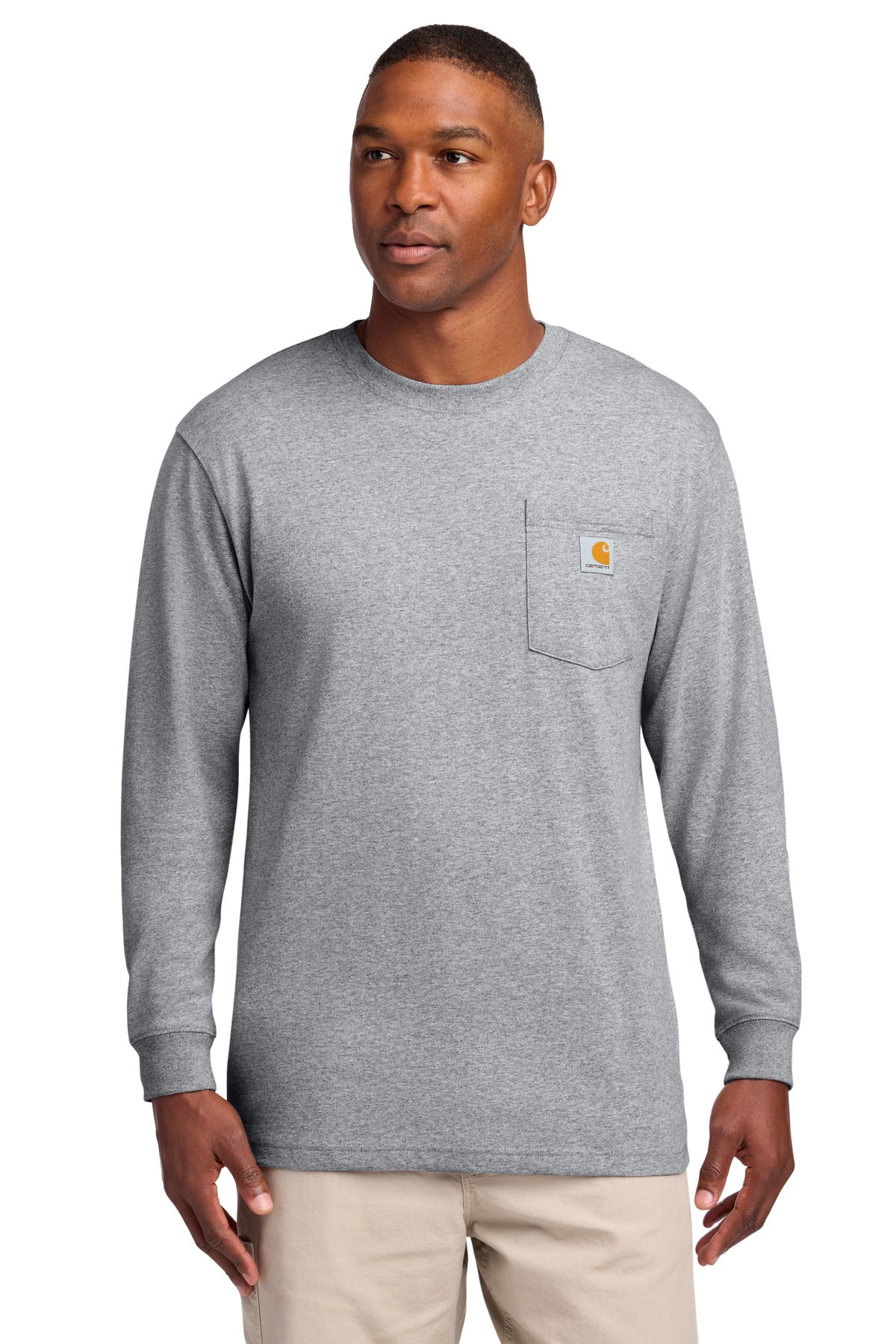 Carhartt Workwear Pocket Long Sleeve T-Shirt. CTK126