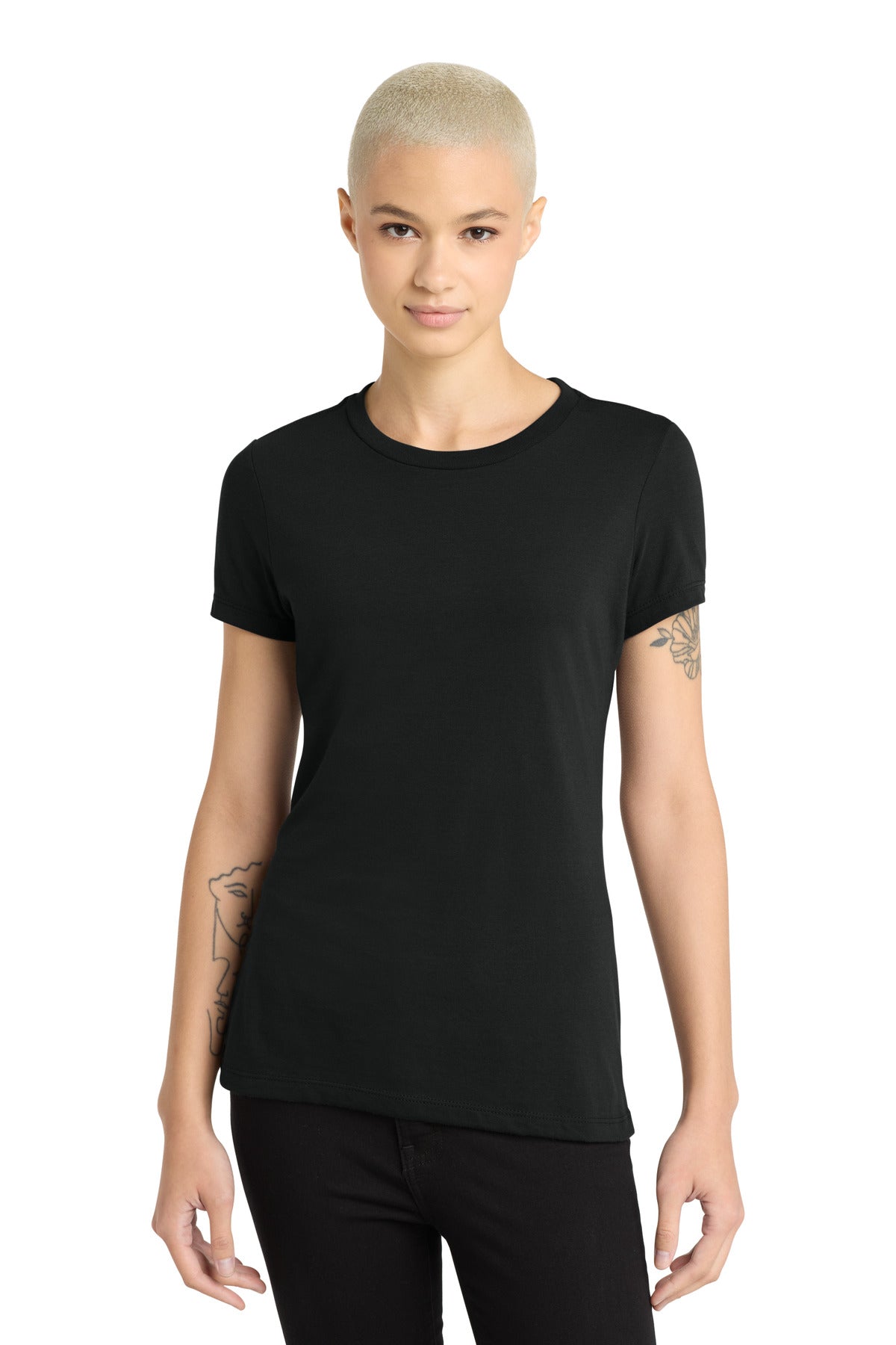 District Women's Perfect Blend CVC Tee. DM108L