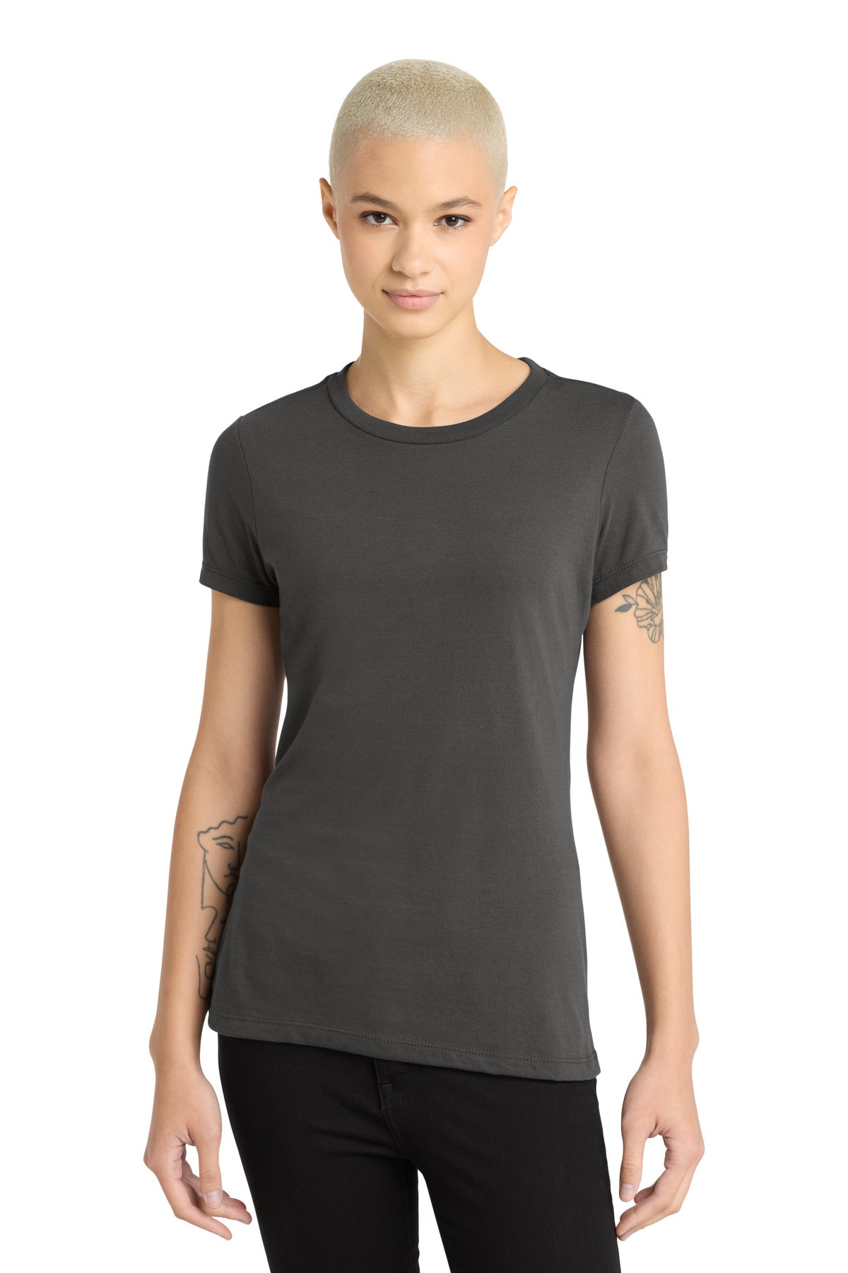 District Women's Perfect Blend CVC Tee. DM108L