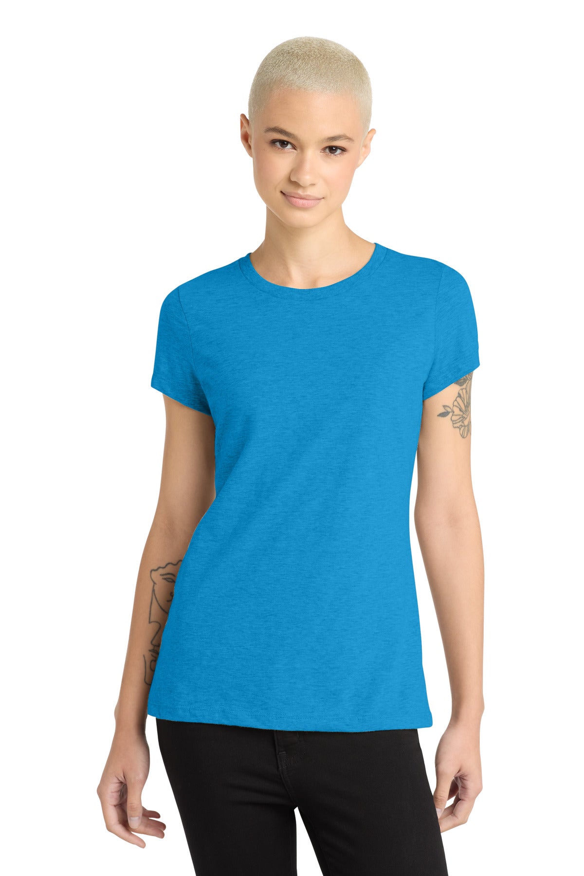 District Women's Perfect Blend CVC Tee. DM108L