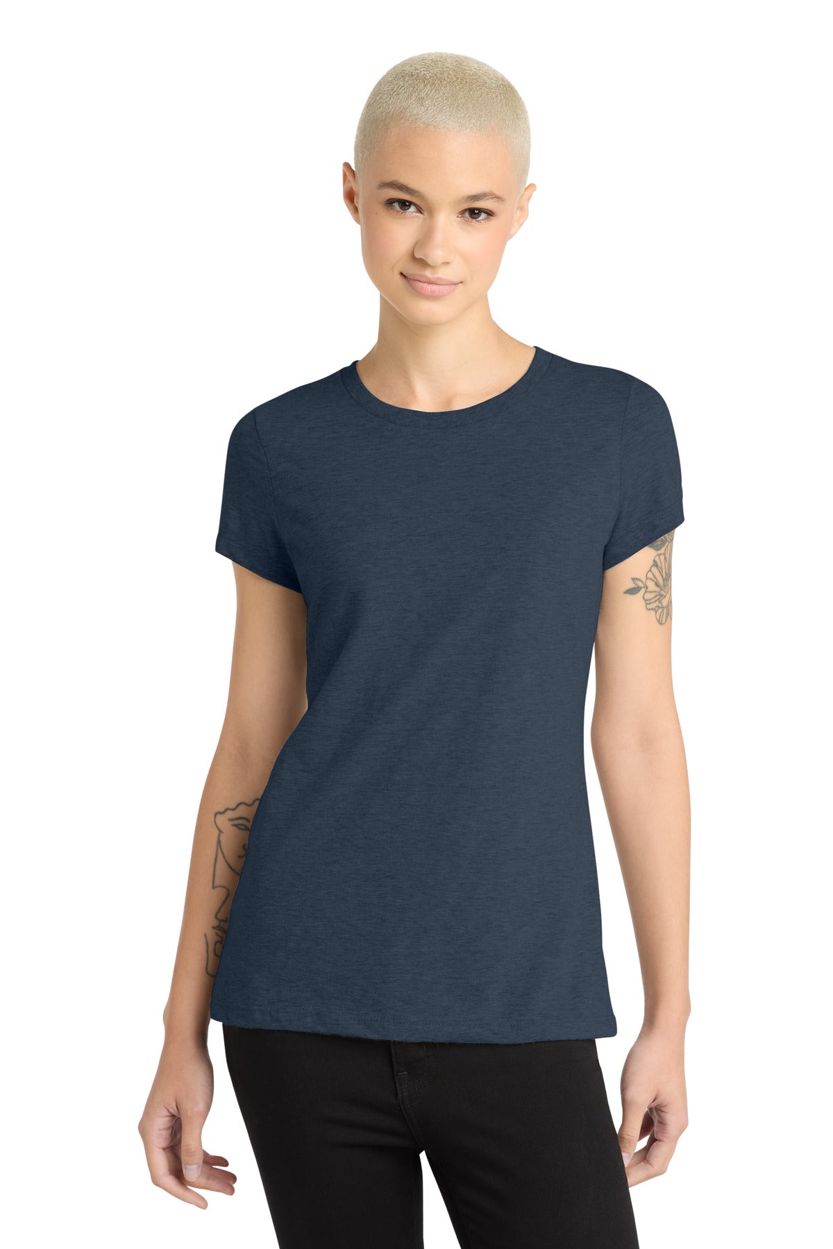 District Women's Perfect Blend CVC Tee. DM108L