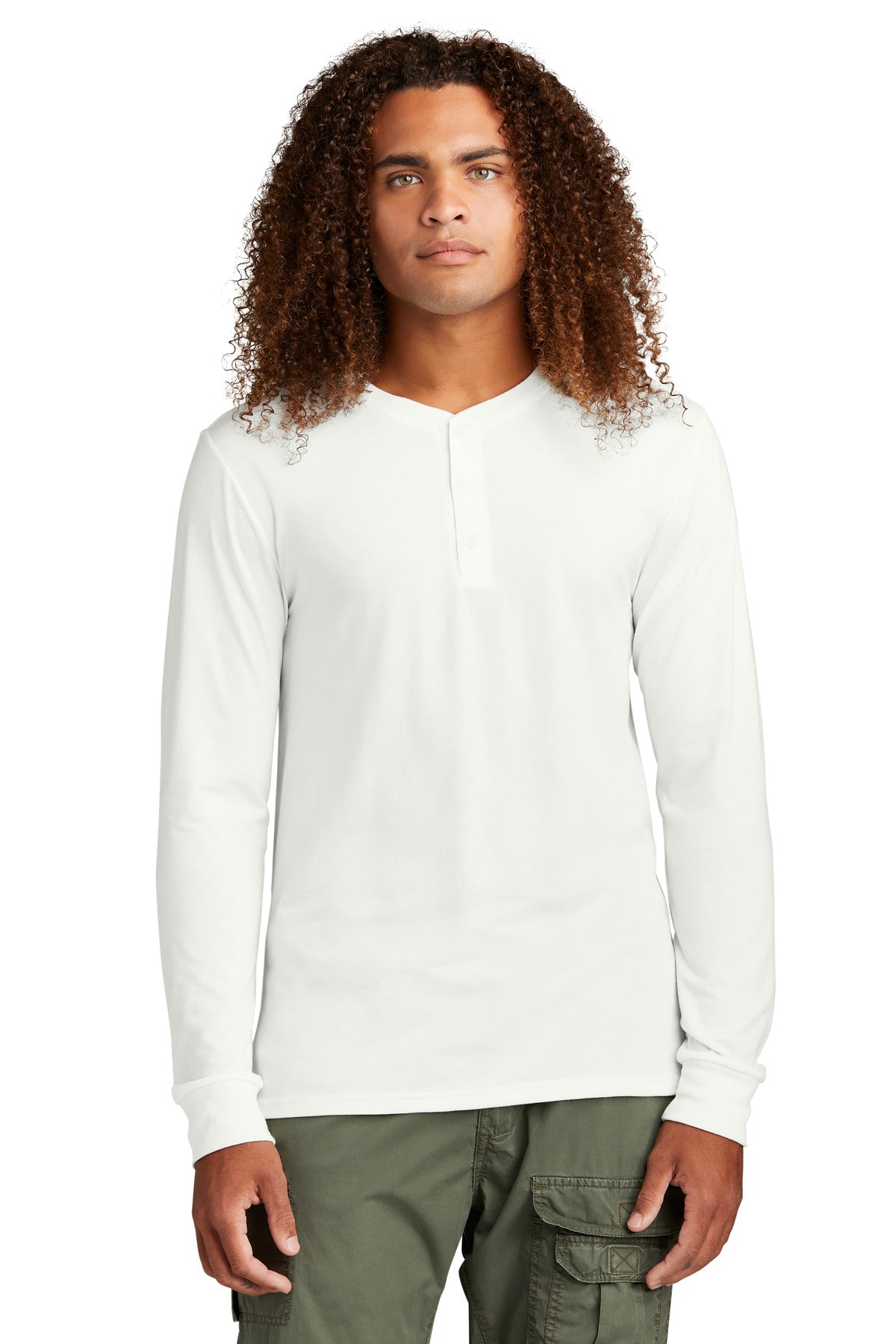 District ®  Perfect Tri ®  Long Sleeve Henley DT145